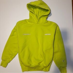 ZaraxRhuigi Neon Yellow Hoodie Size Small